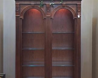 NICE lighted display cabinet.