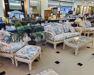 Benchcraft Bamboo large patio set!  Priced separately. 