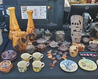 Many international travel collectibles!