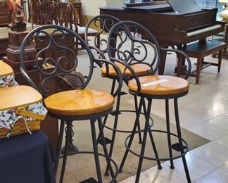 Stone Country Iron Works AR Bar stools.  We have 3!