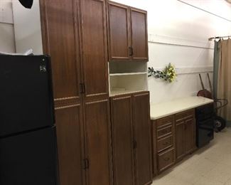 Storage cabinets - 28" wide 91"tall great for garage or basement.