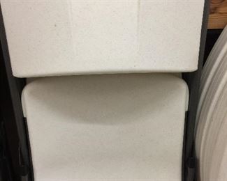 Lifetime folding chairs - there are 22 of these.