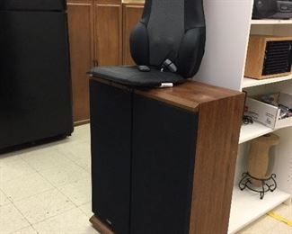 Fisher tower speakers & Brookstone massager