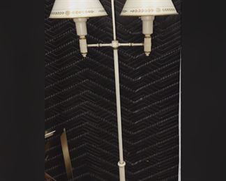 Vintage Dual Tole Floor Lamp