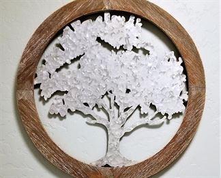 Metal tree art