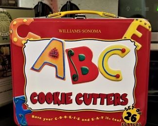 Williams Sonoma ABC cookie Cutters