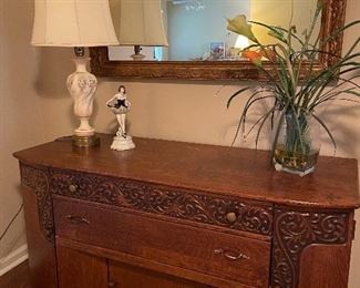 Art Deco oak buffet