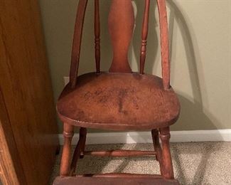 Antique youth chair