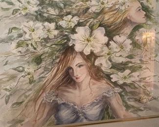 Signed print by Claire Wilson