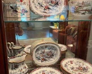 Antique Gaudy Willow  ironstone china made in England