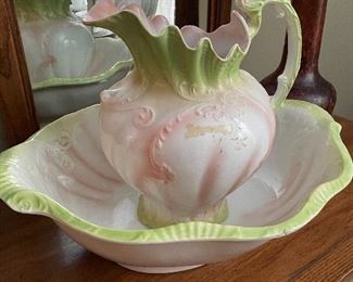 Wash bowl & pitcher