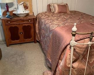 Iron & brass full size bed