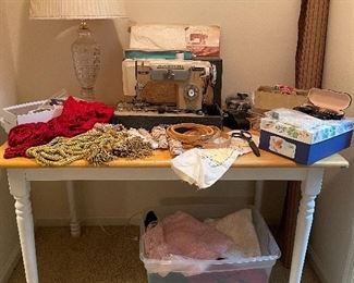 Sewing machine & supplies