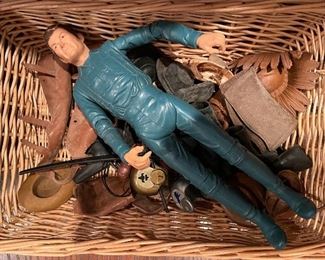 Johnny West c. 1970’s doll w/clothes 