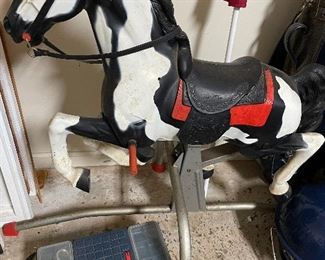 Vintage rocking horse 