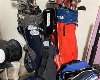 Golf clubs & bowling balls 