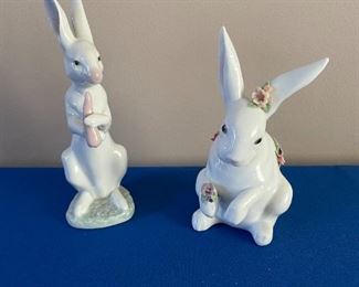 Lladro bunnies