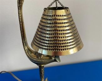 Brass lamp from Spain