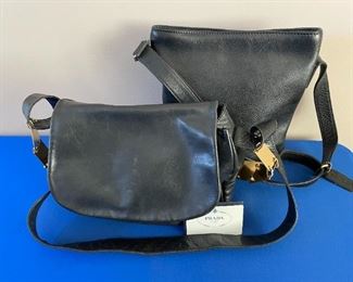 Handbags by Prada and Coach