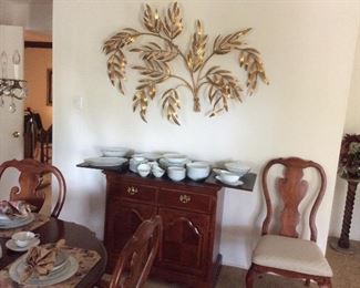 NICE METAL WHEAT WALL DECOR
