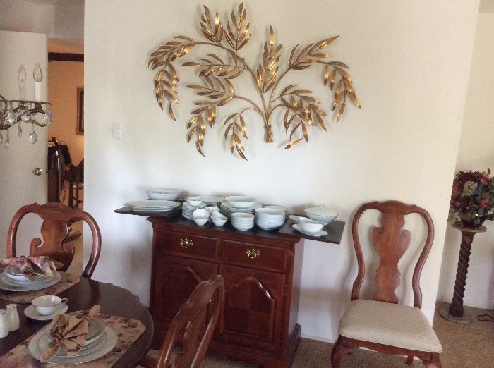 NICE METAL WHEAT WALL DECOR