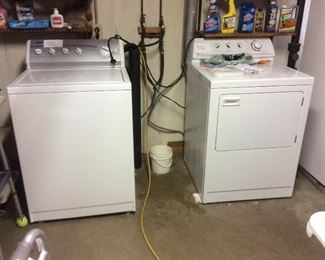 WASHER AND DRYER.  GAS