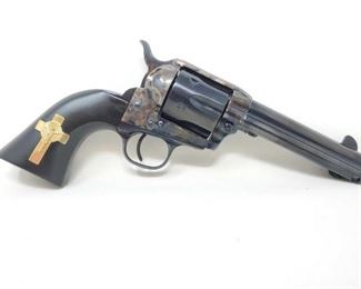 302	

Cimarron Firearms Co. Holy Smoker 45 LC RH Gold Cross Blk GR Revolver
CA OK
1 PER 30 DAYS

Serial Number: P64503
Barrel Length 4.75"

California Transfer Available. Ca and out of state shipping available to your local FFL. Buyer is responsible for checking local laws before bidding.