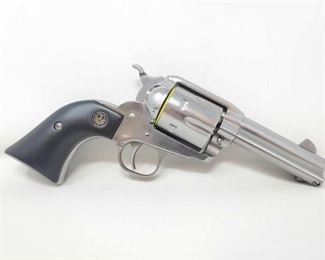 306	

Ruger New Vaquero 44 Magnum Revolver
CA OK
1 PER 30 DAYS

Serial Number: 59-02526
Barrel Length 3.75"

California Transfer Available. Ca and out of state shipping available to your local FFL. Buyer is responsible for checking local laws before bidding.