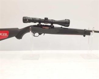 508	

Ruger 10/22 22LR Semi-Auto Rifle
CA OK

Serial Number: 0020-02800
Barrel Length 18.5"

California Transfer Available. Ca and out of state shipping available to your local FFL. Buyer is responsible for checking local laws before bidding.
3-126