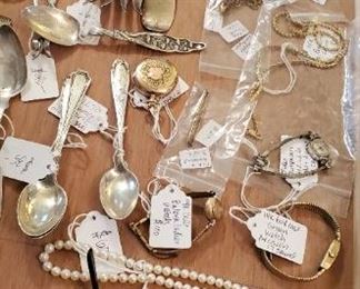 fine jewelry including gold, pearls and sterling