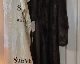 full length Beaver fur coat