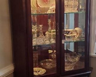 American Drew larger corner cabinet