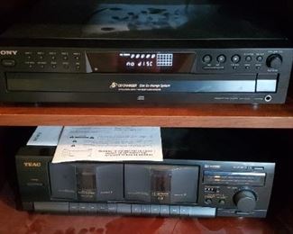 CD player and cassett