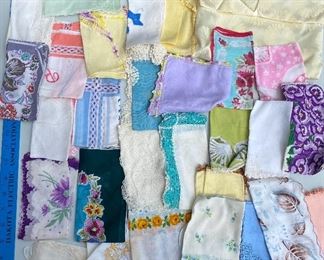 All Hankies Shown  with Pouch $24.00