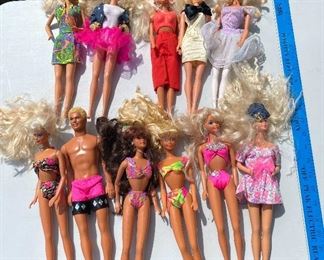 Barbies all shown $22.00
