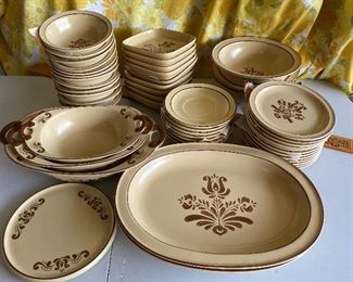 Pfaltzgraff Village Dish Set, See next photos as well Over 100 Pieces! $200.00