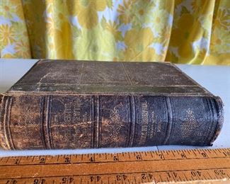 Warren, Benton, Jasper and Newtown Indiana Counties Antique Book $25.00, see condition in the following photos