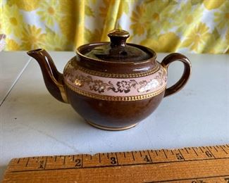 Brown and Pink Teapot $6.00
