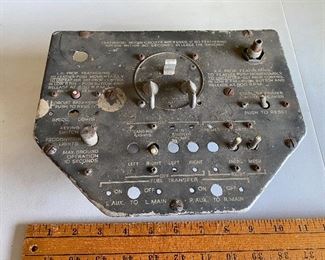 Vintage Plane Control Panel $40.00