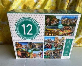 Sealed Family Pack of Puzzles $5.00