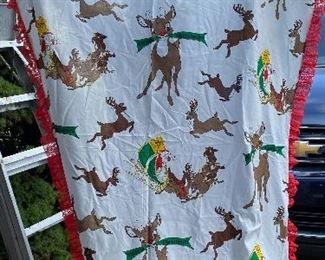 Reindeer Table Cloth $12.00