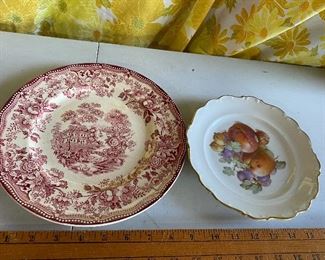 Both Plates Clarice Cliff and Schumann $12.00