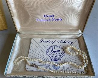 Crown Cultured Pearls $8.00