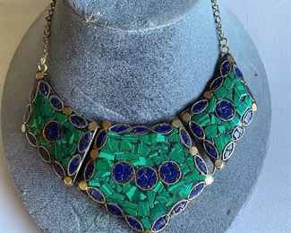 Green and Blue Necklace $8.00