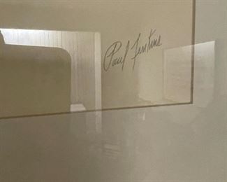 Signed in plate authorized after death print 