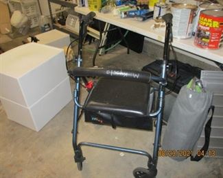 walker with seat