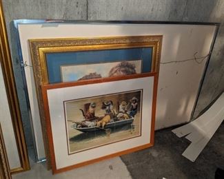 (2) Decorative pictures (1) Large Map of the World