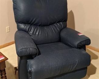 (2) Blue recliners