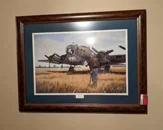 Airplane Painting - Signed 