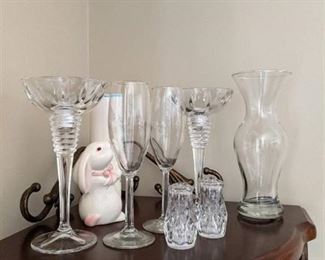 Variety of Decorative Glass ware
